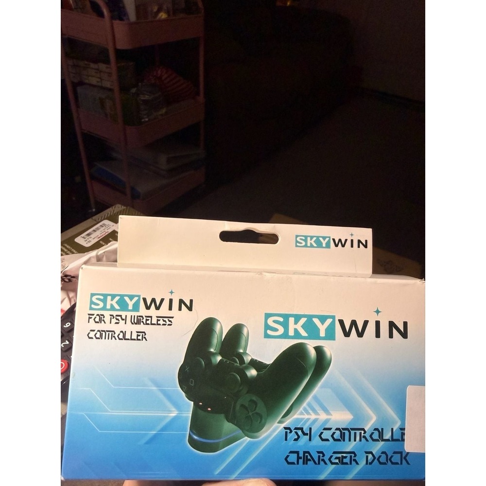 Skywin PS4 Controller Dual Charging Dock Station for Playstation 4 Wireless Cont